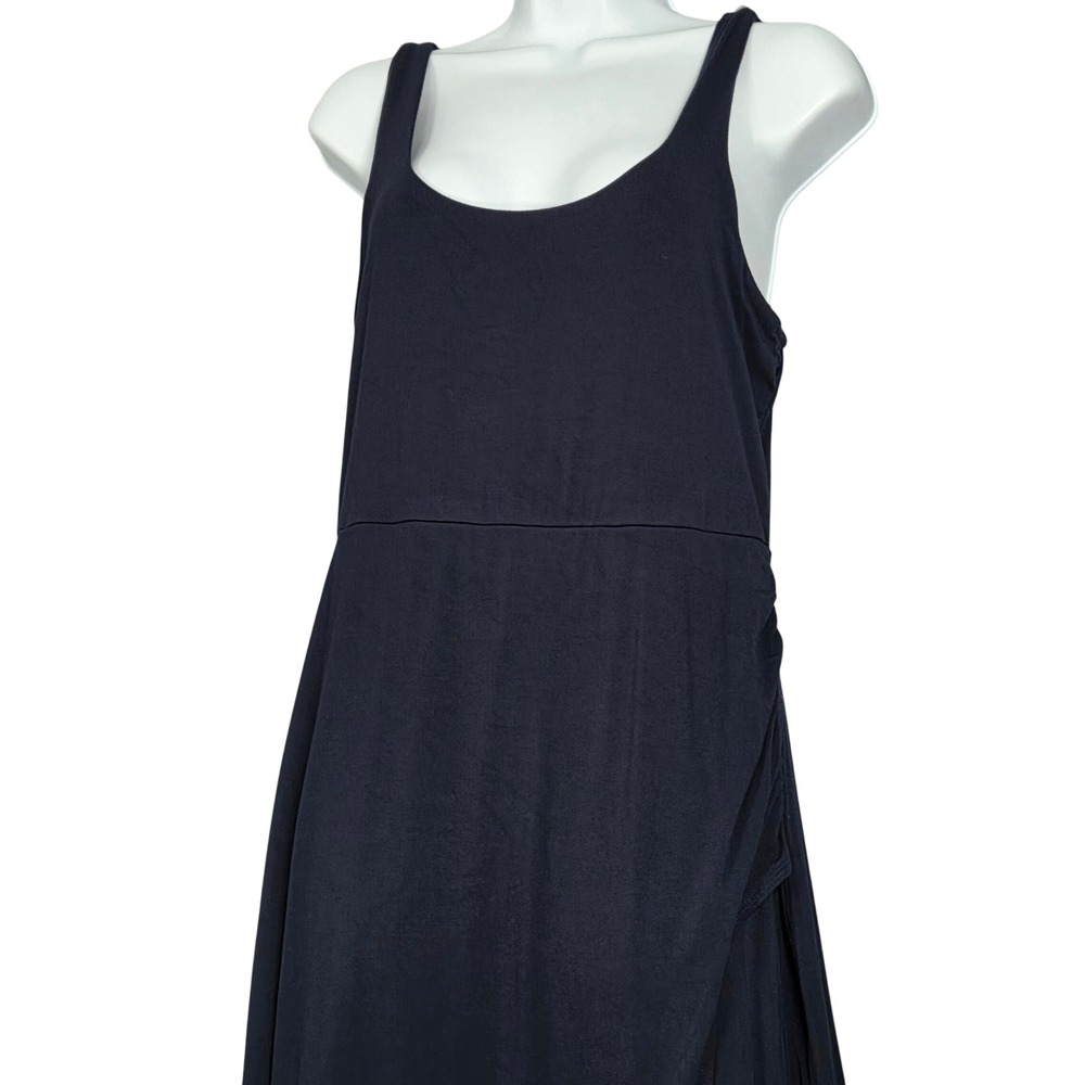 Z Supply Women‎ Medium Melbourne Midi Jersey Tank Dress Navy Blue Fitted